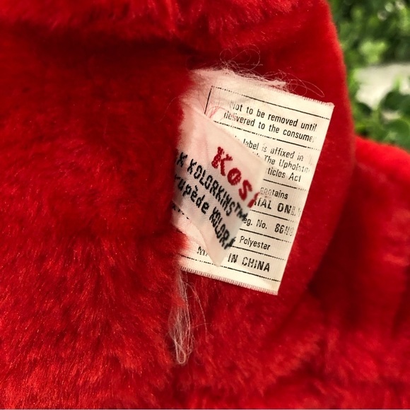 Kodak Kosmic Kolorkins red plush VTG  EUC 9” - Picture 7 of 7